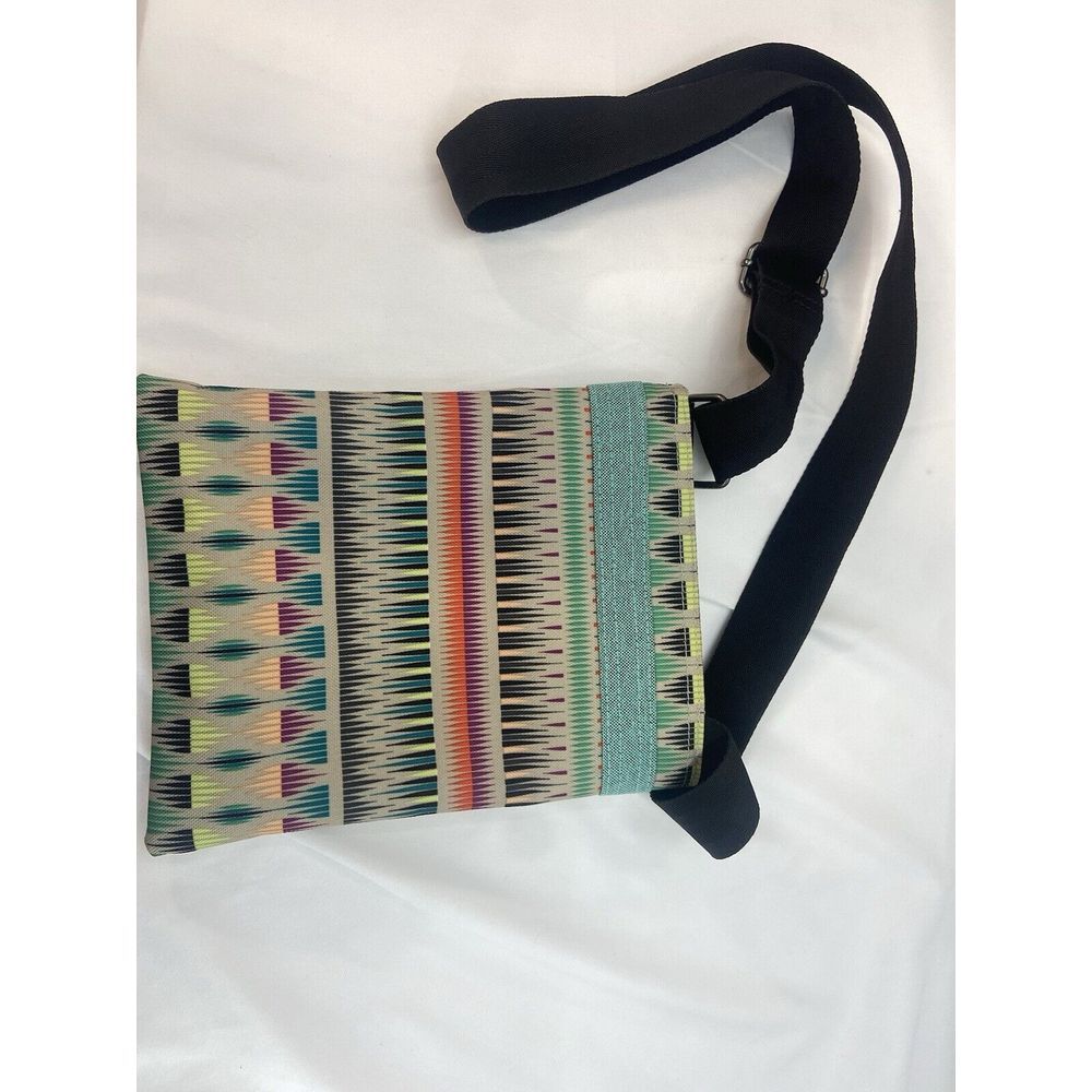 DAKINE JIVE Crossbody Purse Bag Geometric Stripe Print Season Adjustable Strap - Picture 5 of 9